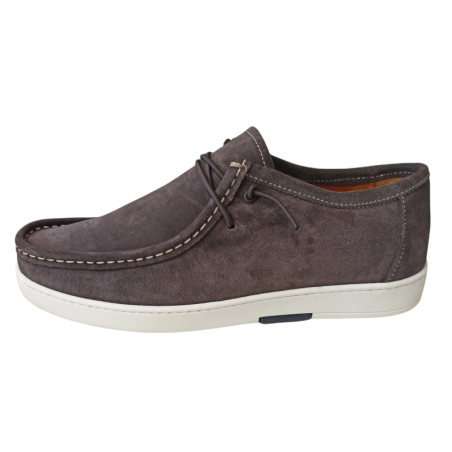 Δερμάτινα casual Loafers Γκρί