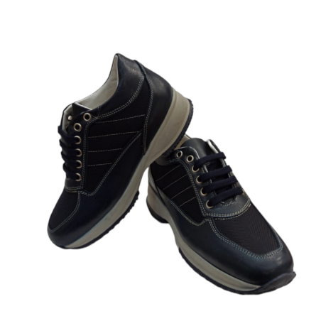 Δερμάτινο Sneaker Esseffe Blu 35-40