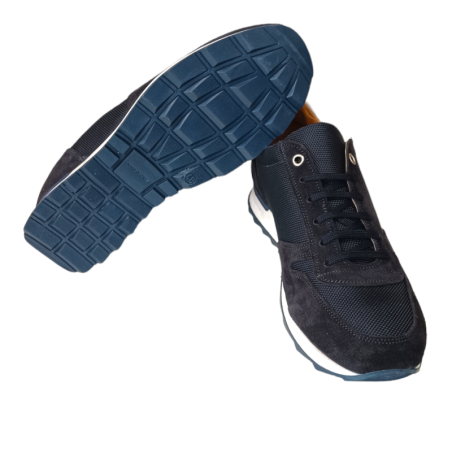 Δερμάτινο Sneaker Μπλε 40-45