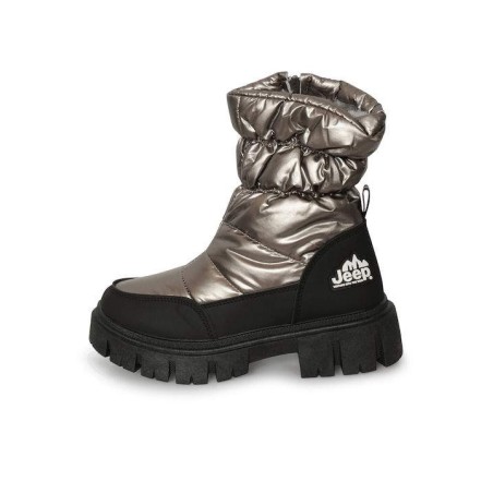 Jeep Footwear Γυναικεία Μποτάκια Ασημί