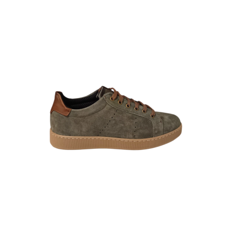 Δερμάτινα Sneaker Λαδί 41-45