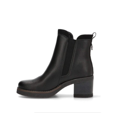 Etika Shoes Μποτάκια Μαύρα με Φερμουάρ 36-41