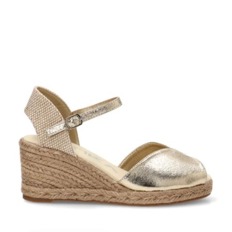 Espadrilles Etika χρυσές 36-40