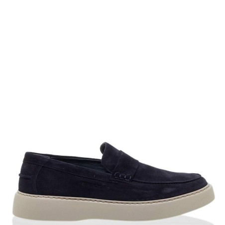 Δερμάτινα Ανδρικά Kricket Loafers Μπλε 41-45